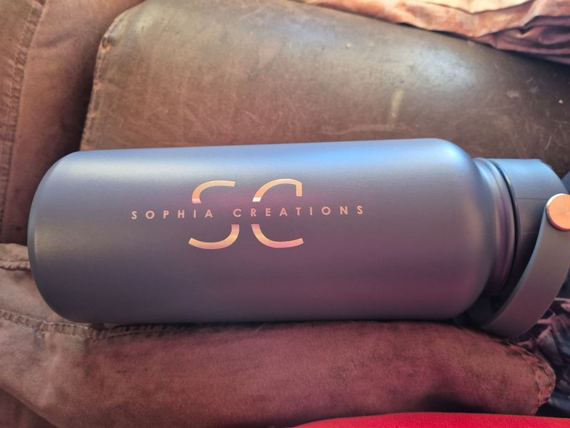 Dark blue bottle