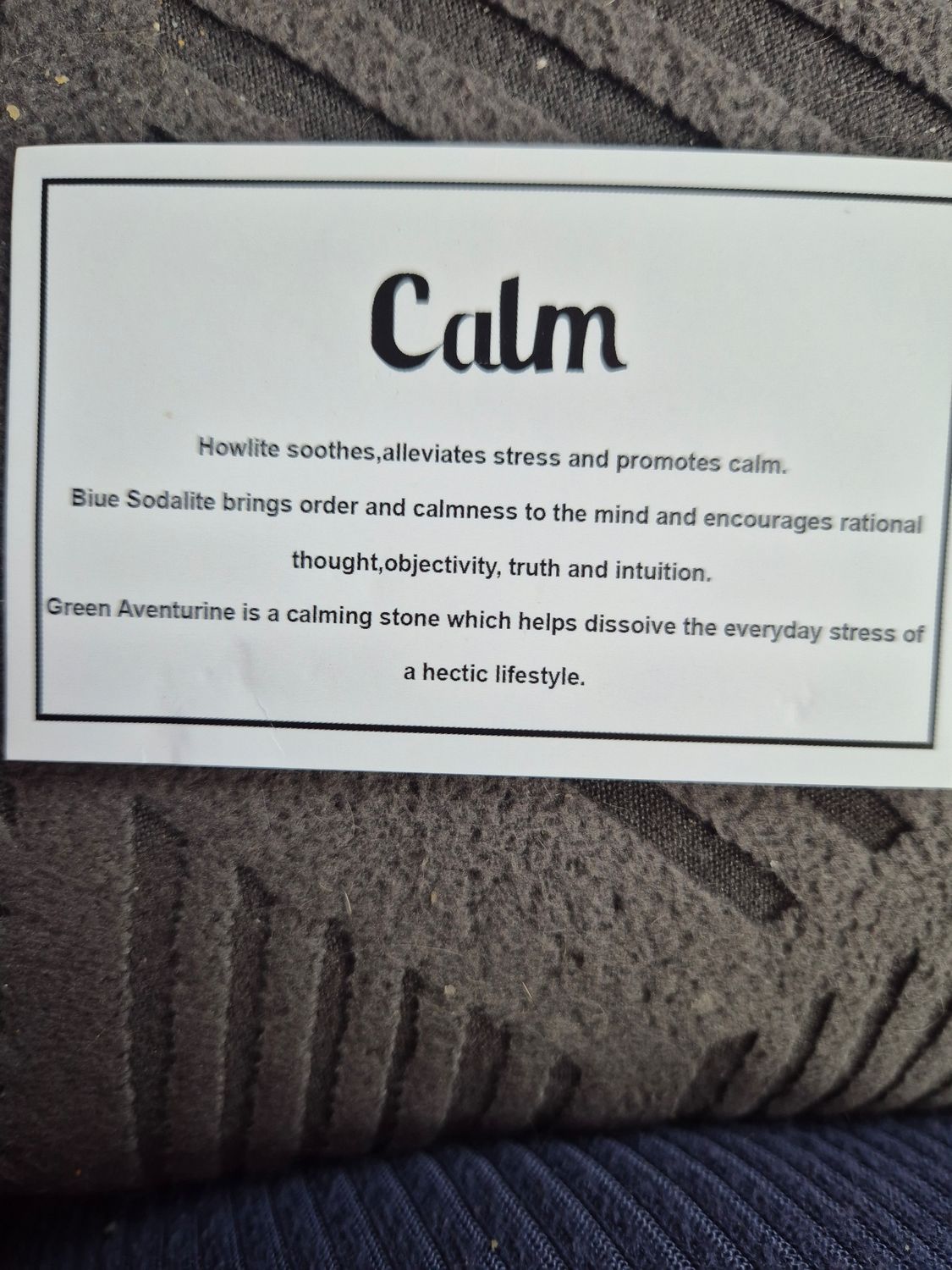 Calm bracelet