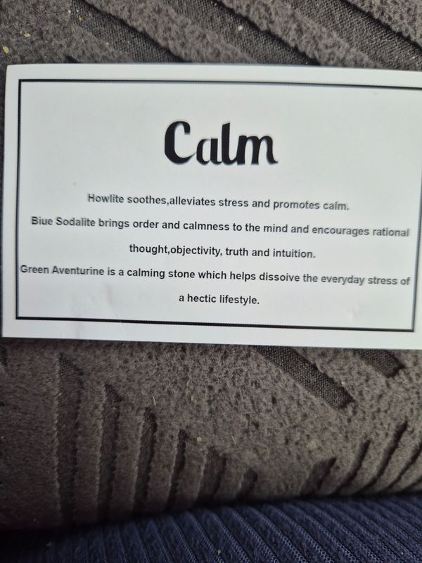 Calm bracelet