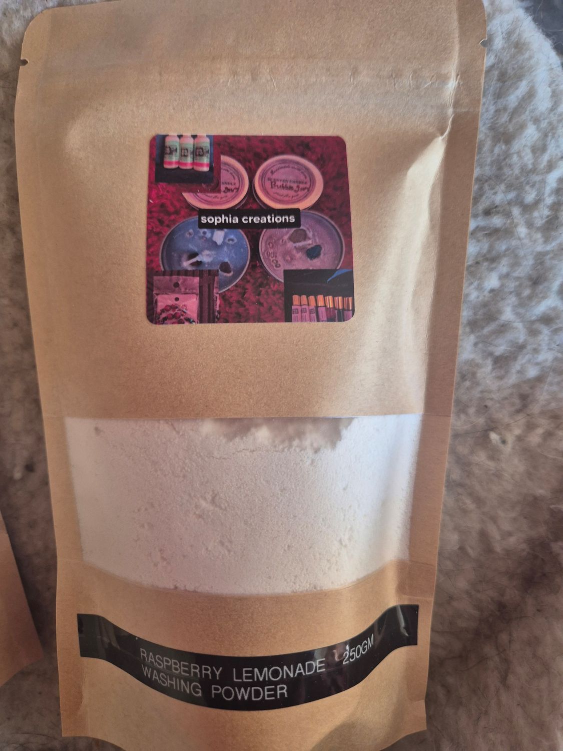 250gm Raspberry lemonade washing powder