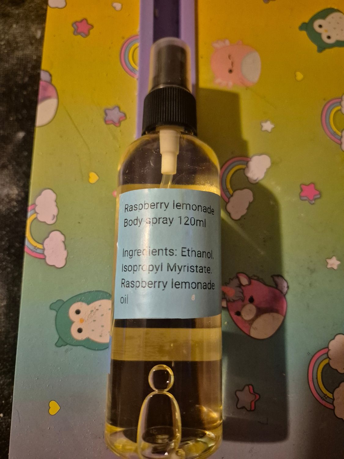 Raspberry lemonade 120ml body spray