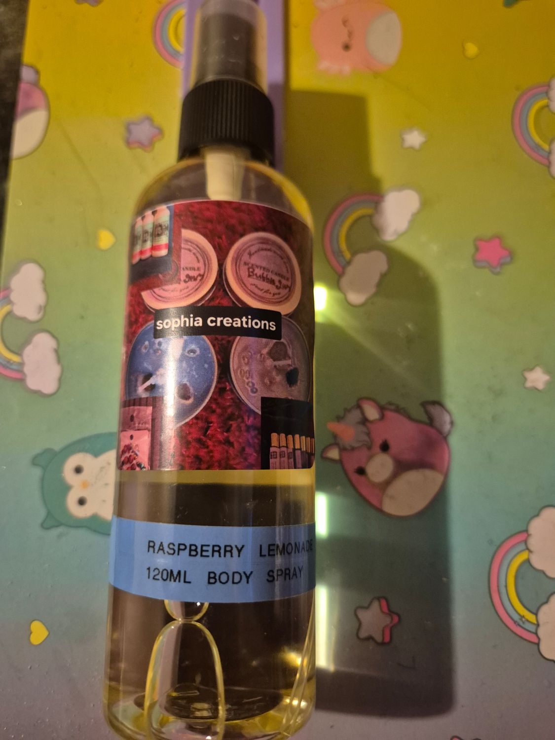 Raspberry lemonade 120ml body spray