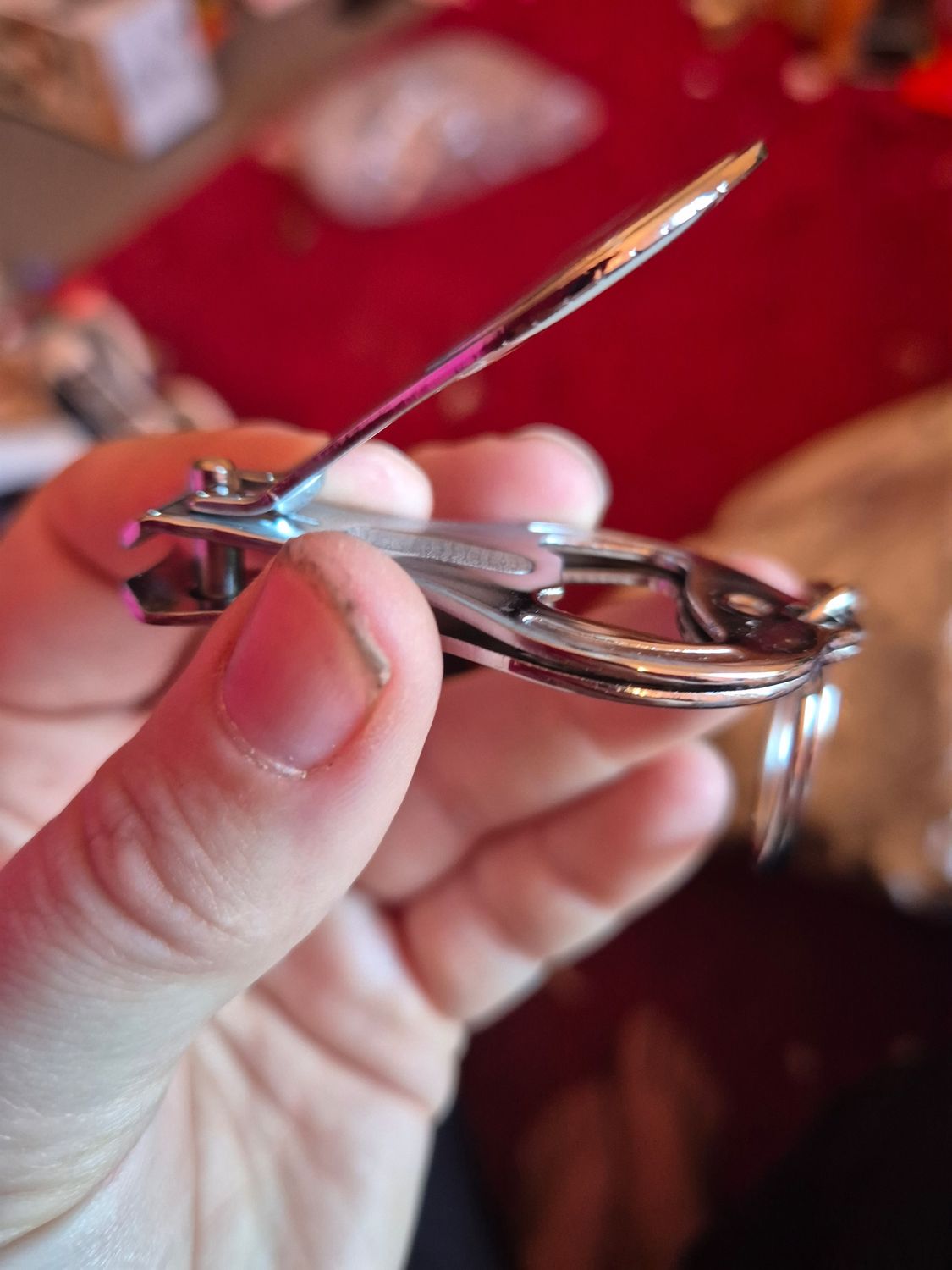 Sophia nail clipper key ring