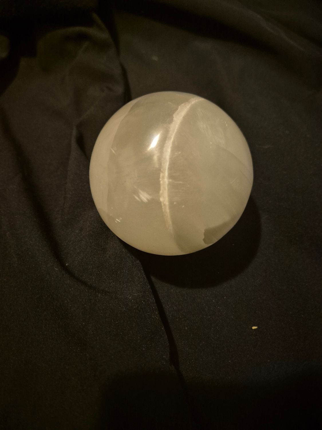 Selenite sphere