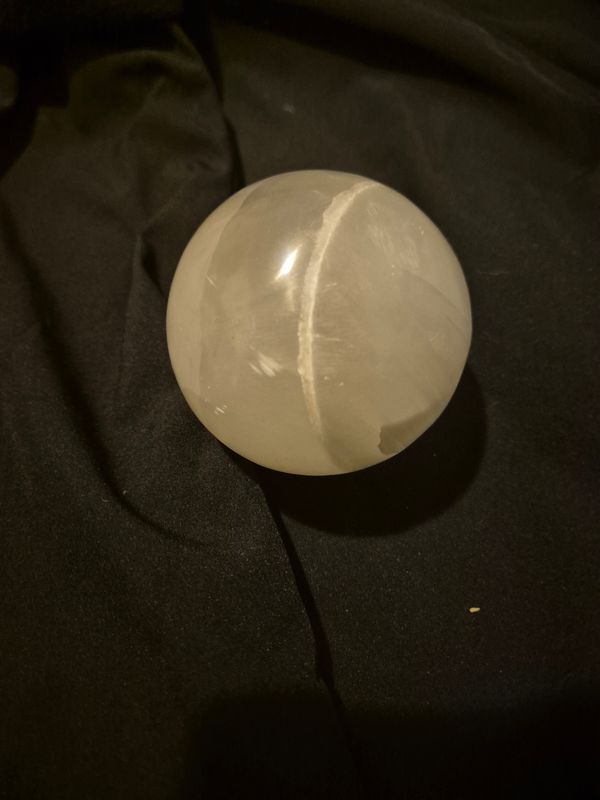 Selenite sphere