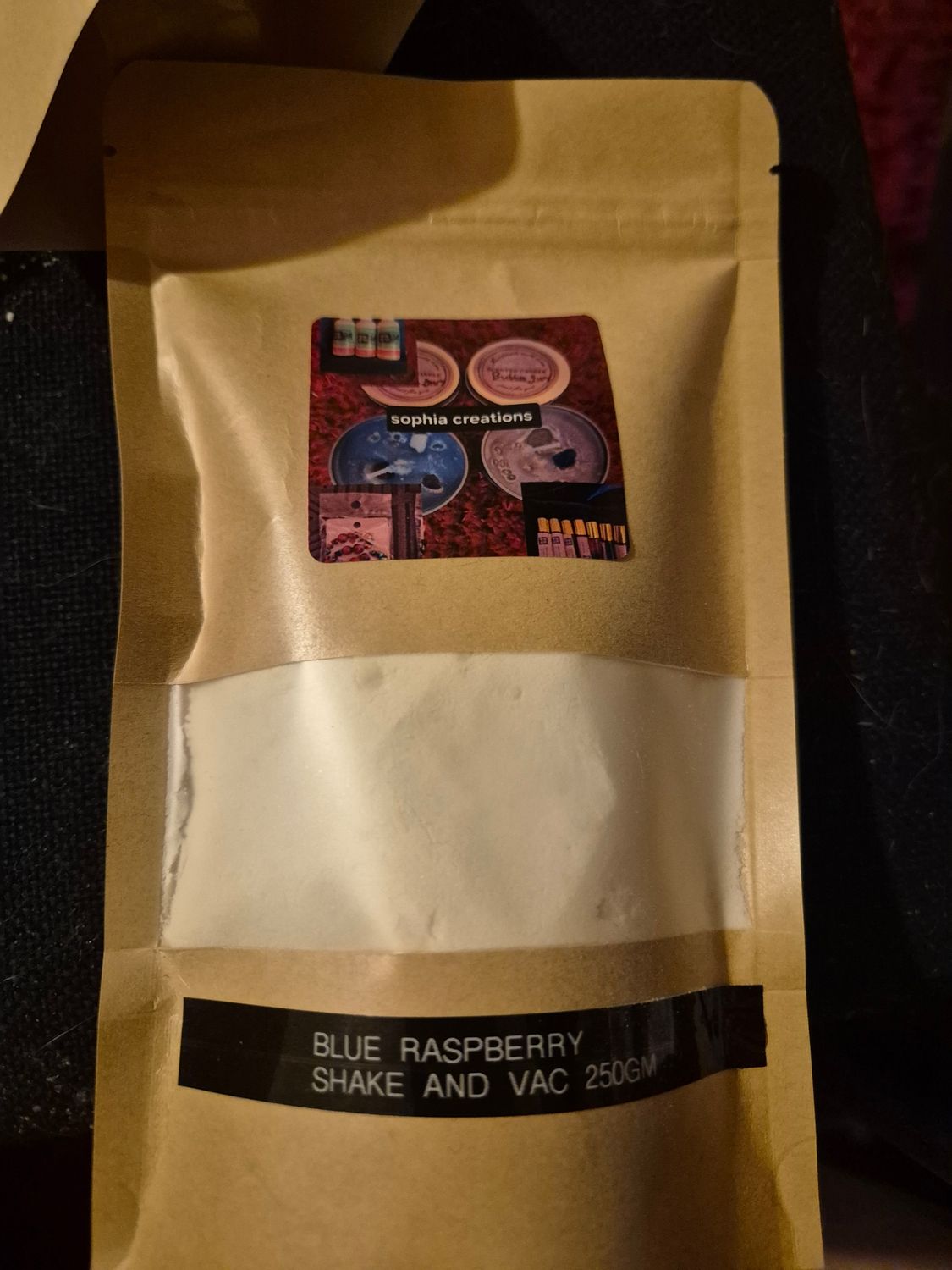 Blue Raspberry shake vac 250gm