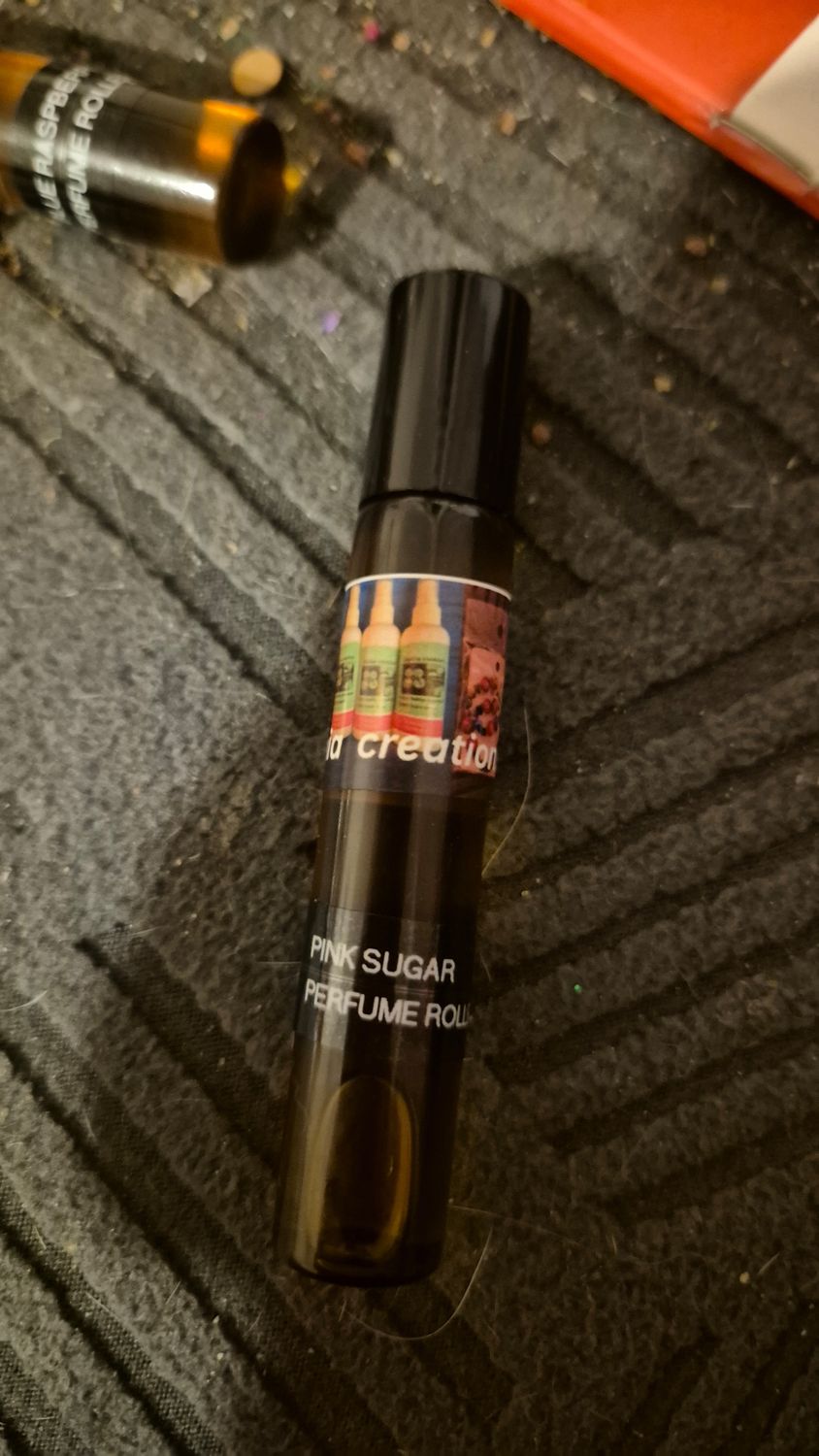 Pink sugar perfume roller