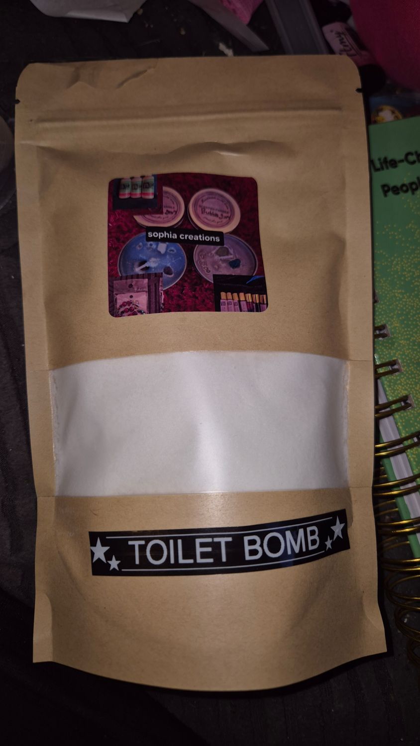 Trial toilet bomb powder