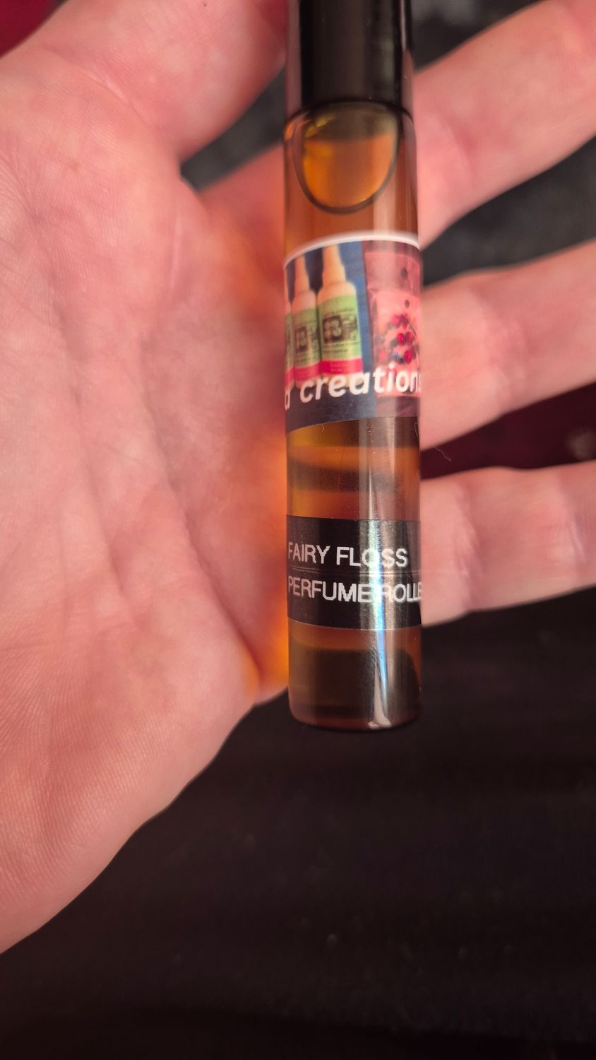 Fairy floss perfume roller