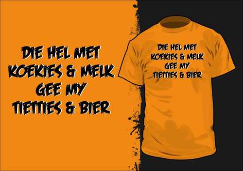 Die Hel met koekies en melk