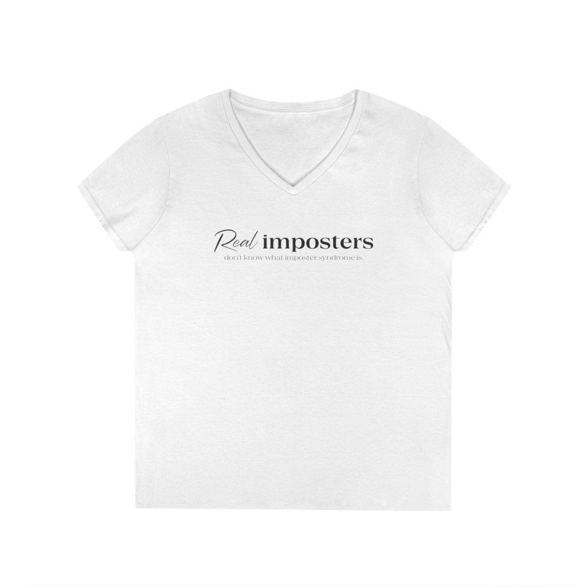 Real Imposters - Ladies&#39; V-Neck T-Shirt