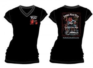 Women&#39;s SMP black T-shirt