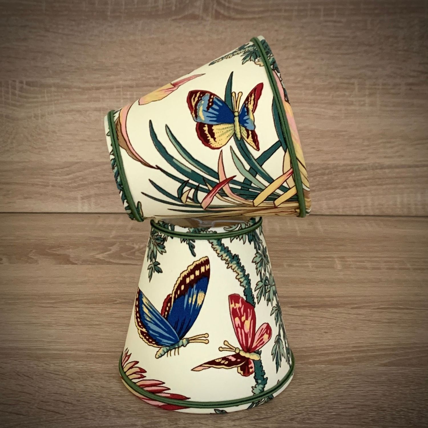 Paire d'abat-jour pince flamme