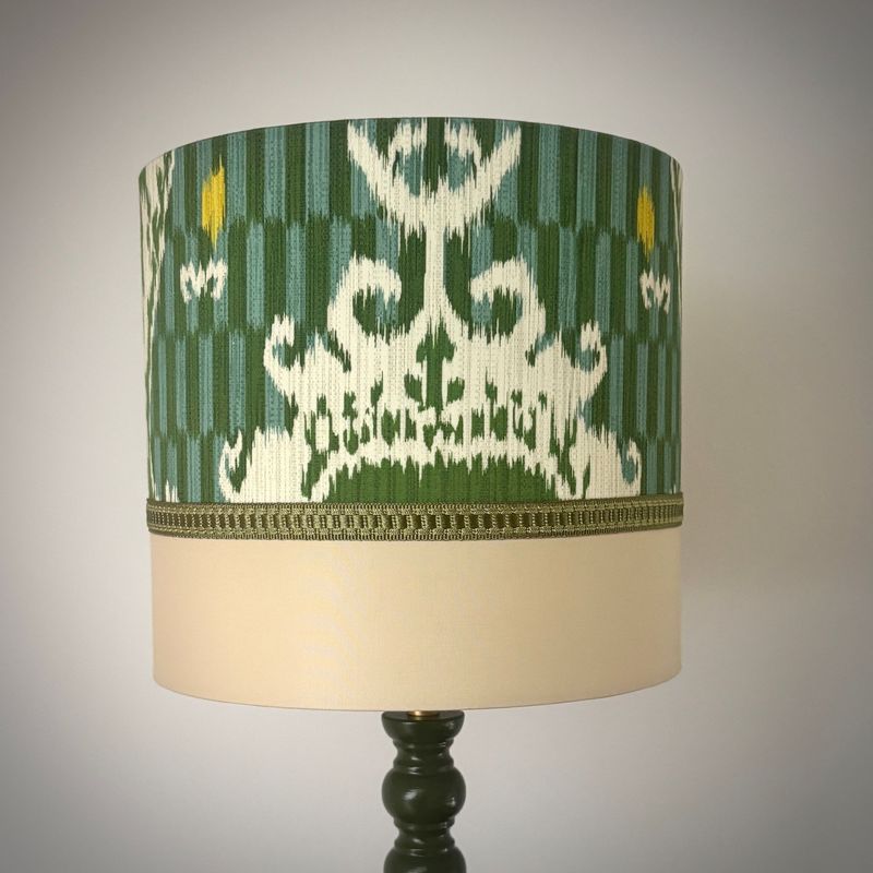 Abat-jour cylindrique tissu Manuel Canovas