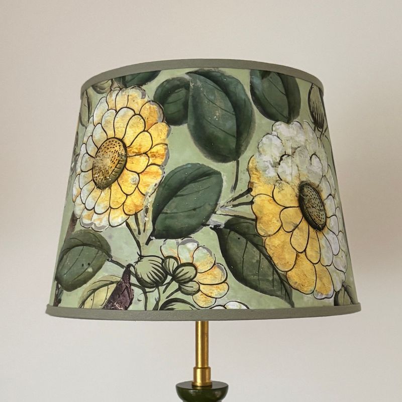 Abat-jour conique papier peint Antoinette Poisson