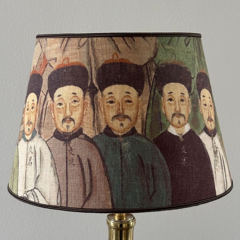 Abat-jour conique tissu Pierre Frey