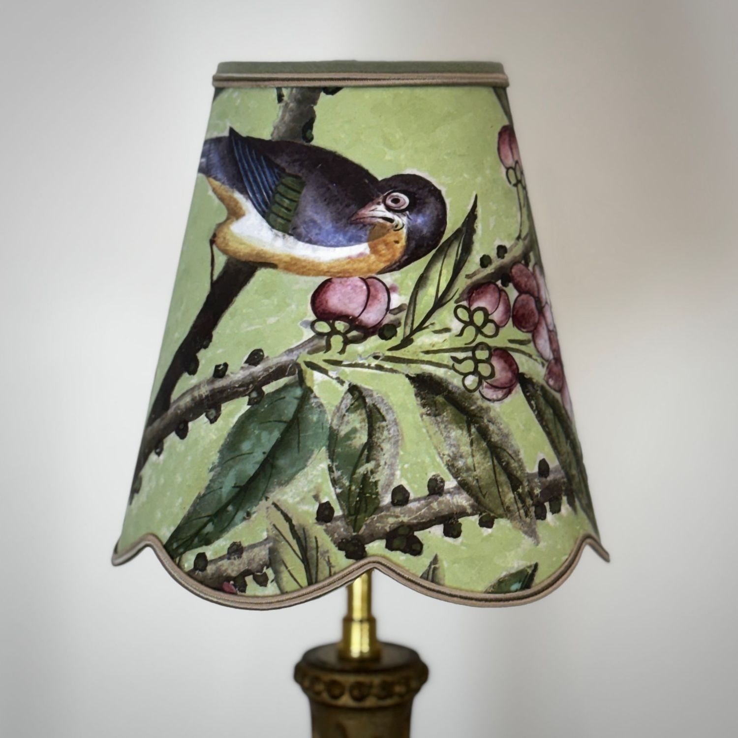 Abat-jour en papier peint Antoinette Poisson