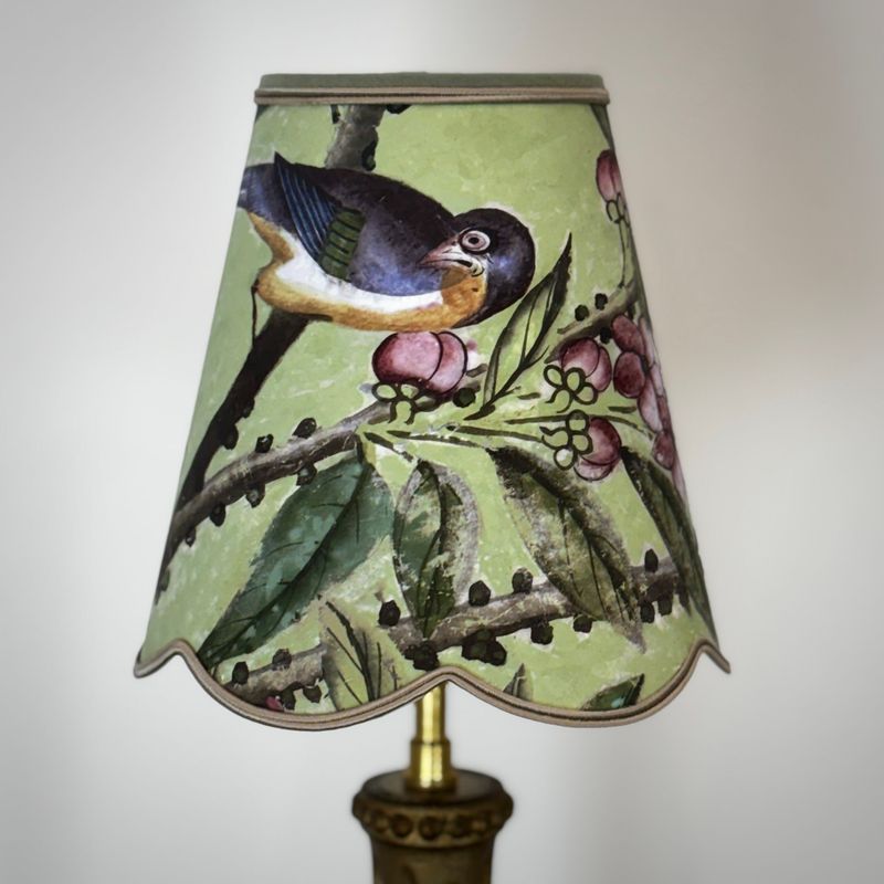 Abat-jour en papier peint Antoinette Poisson