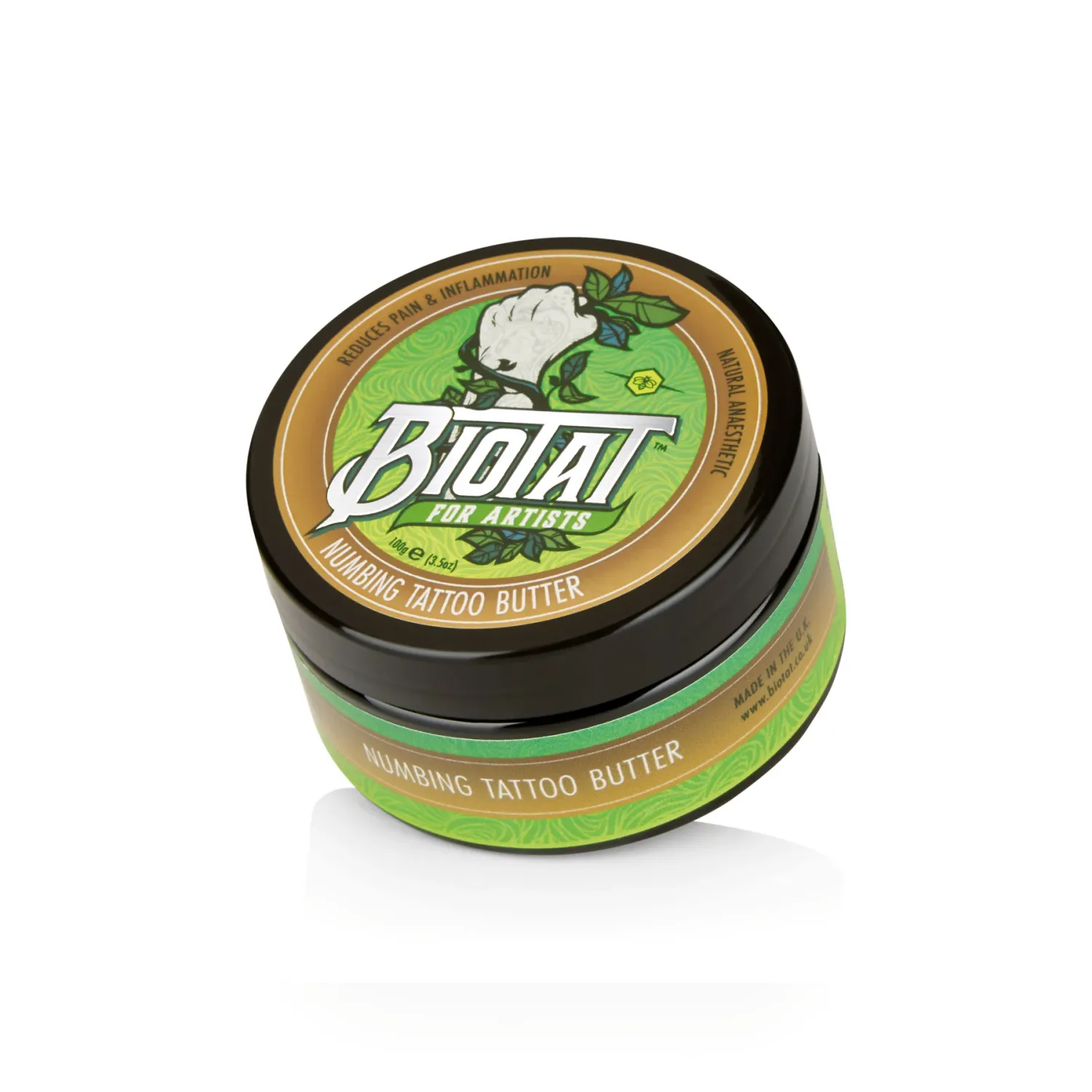 BIOTAT NATURAL NUMBING TATTOO BUTTER 100g
