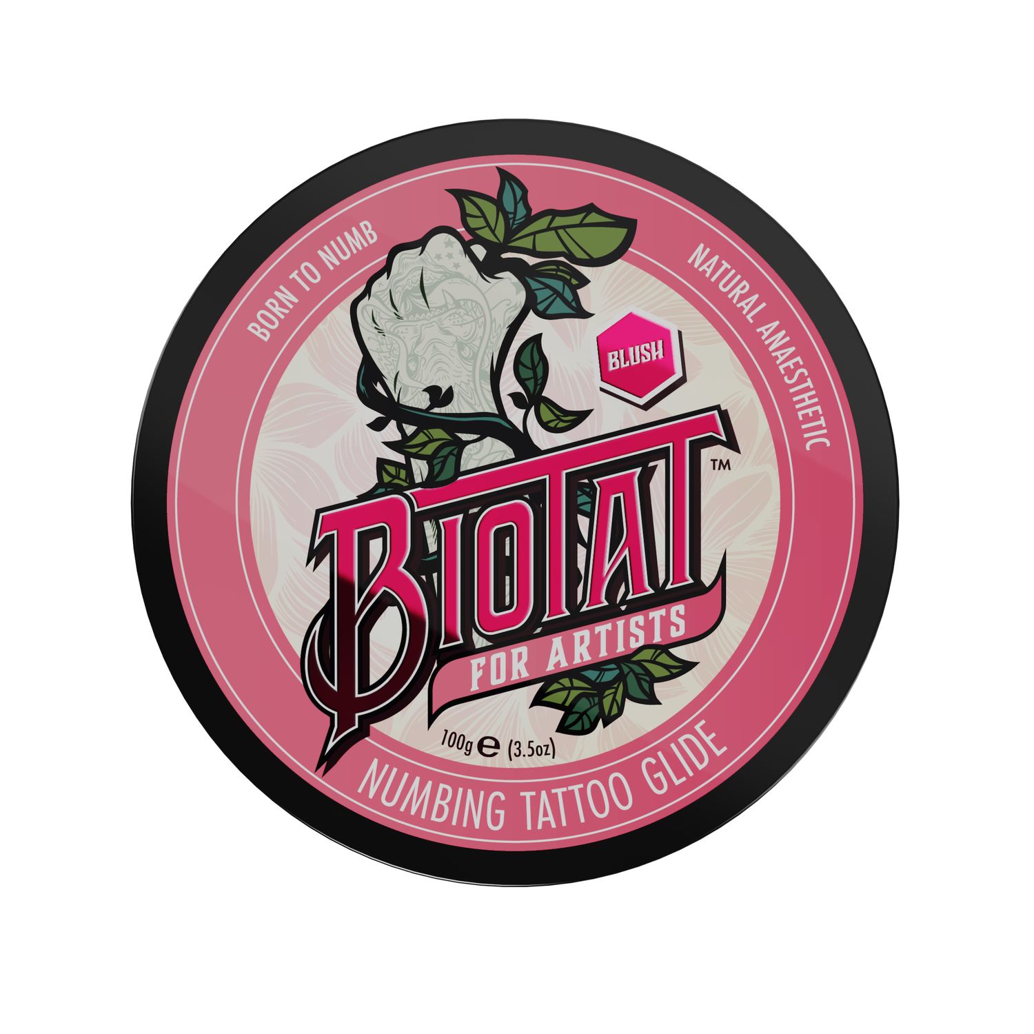 BIOTAT NATURAL NUMBING TATTOO GLIDE BLUSH 100g