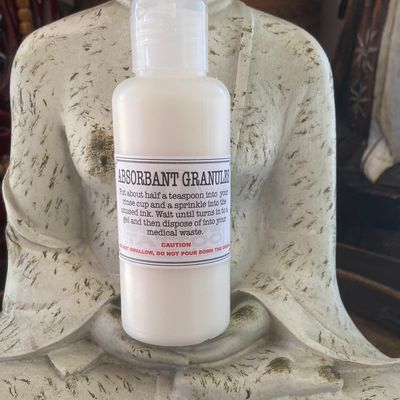 Absorbant granules 100ml bottle