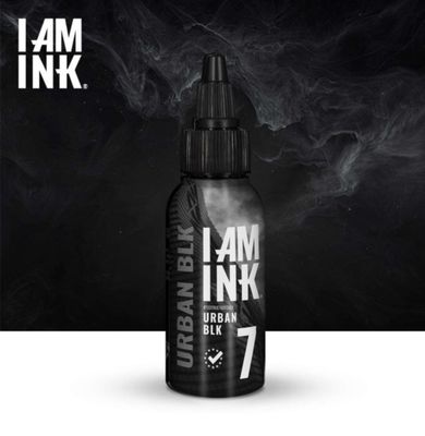 I AM INK 7 URBAN PIGMENT BLACK 100ml