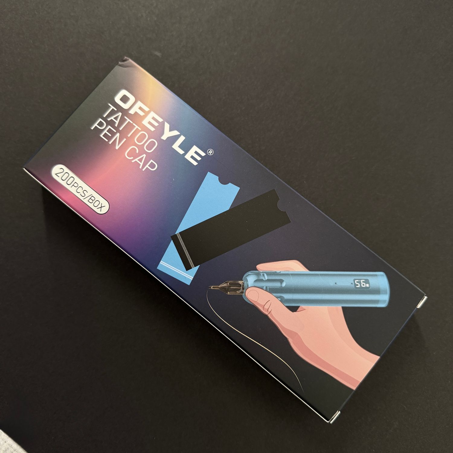 BLACK SELF SEALING WIRELESS PEN MACHINE SLEEVES 64MM WIDE