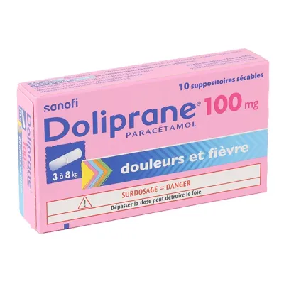 DOLLIPRANE 100MG BB SUPPO B110