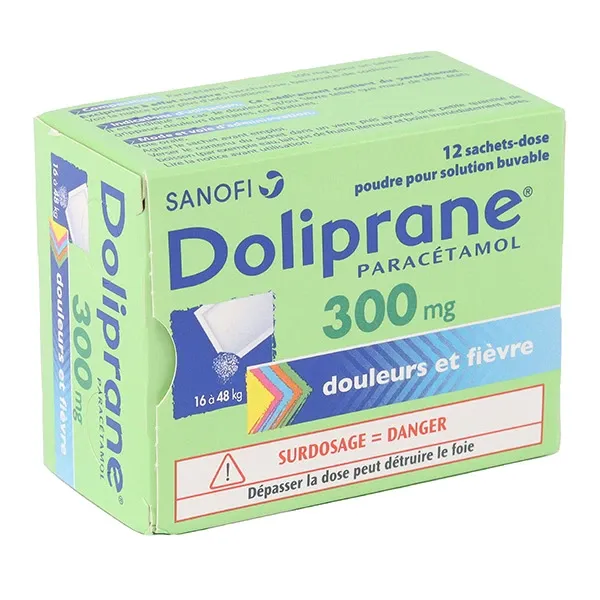 DOLLIPRANE 300MG ENF SACH BT12