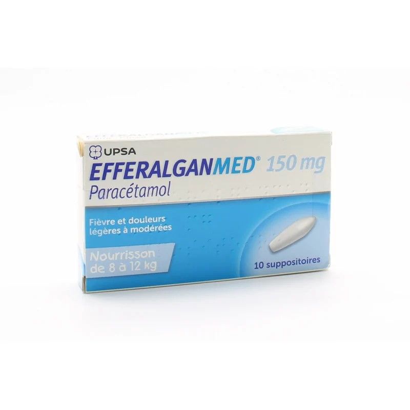 EFFERALGAN 150MG J ENF SUP B10