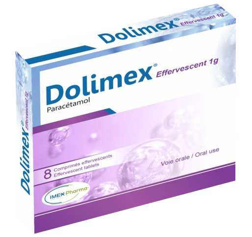 DOLIMEX 1000MG CP EFFERV B/8