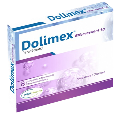 DOLIMEX 1000MG CP EFFERV B/8