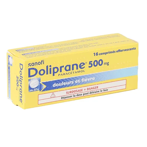 DOLLIPRANE 16 CPR EFF BT8