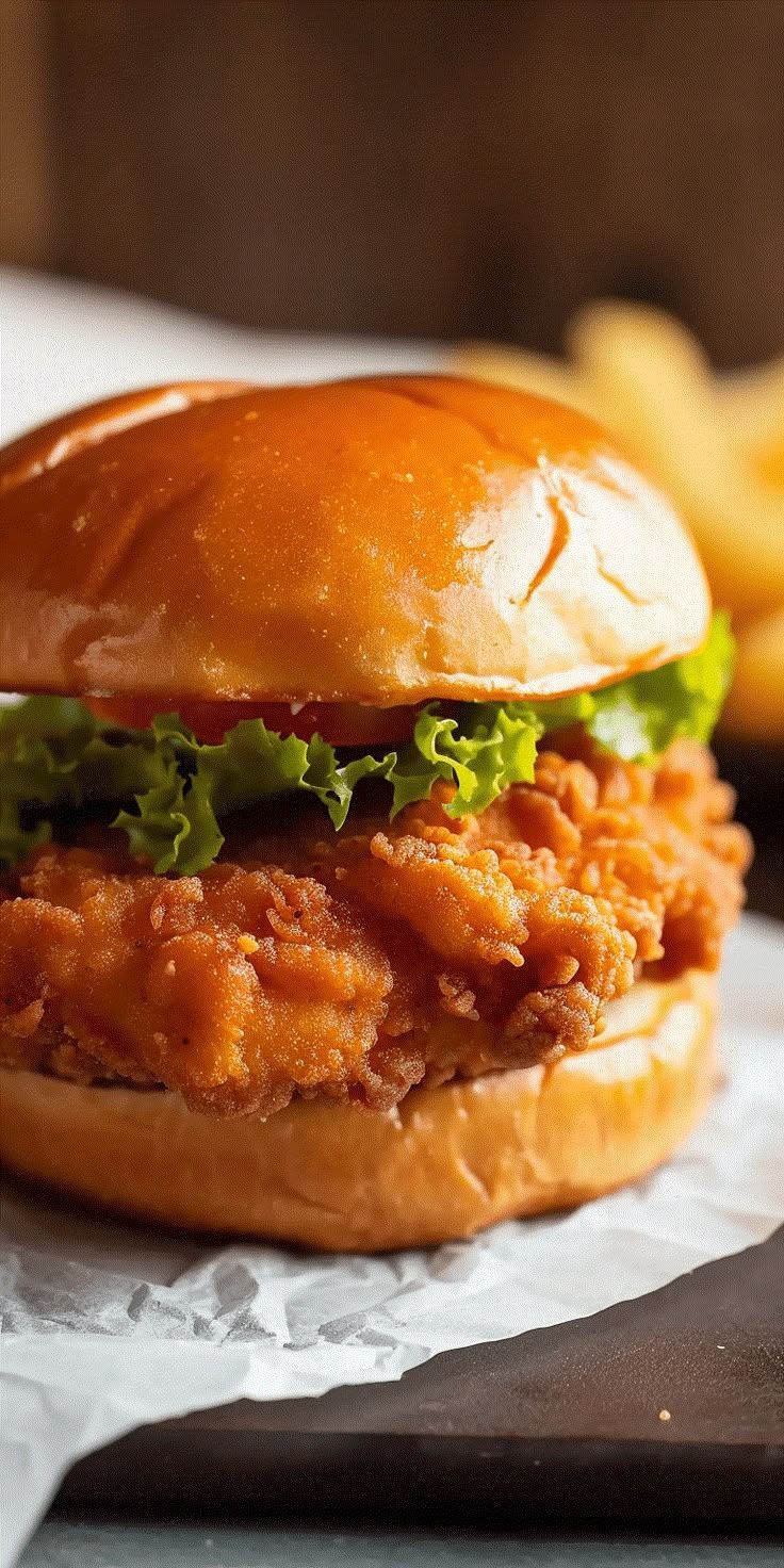 BURGER POULET PANÉ