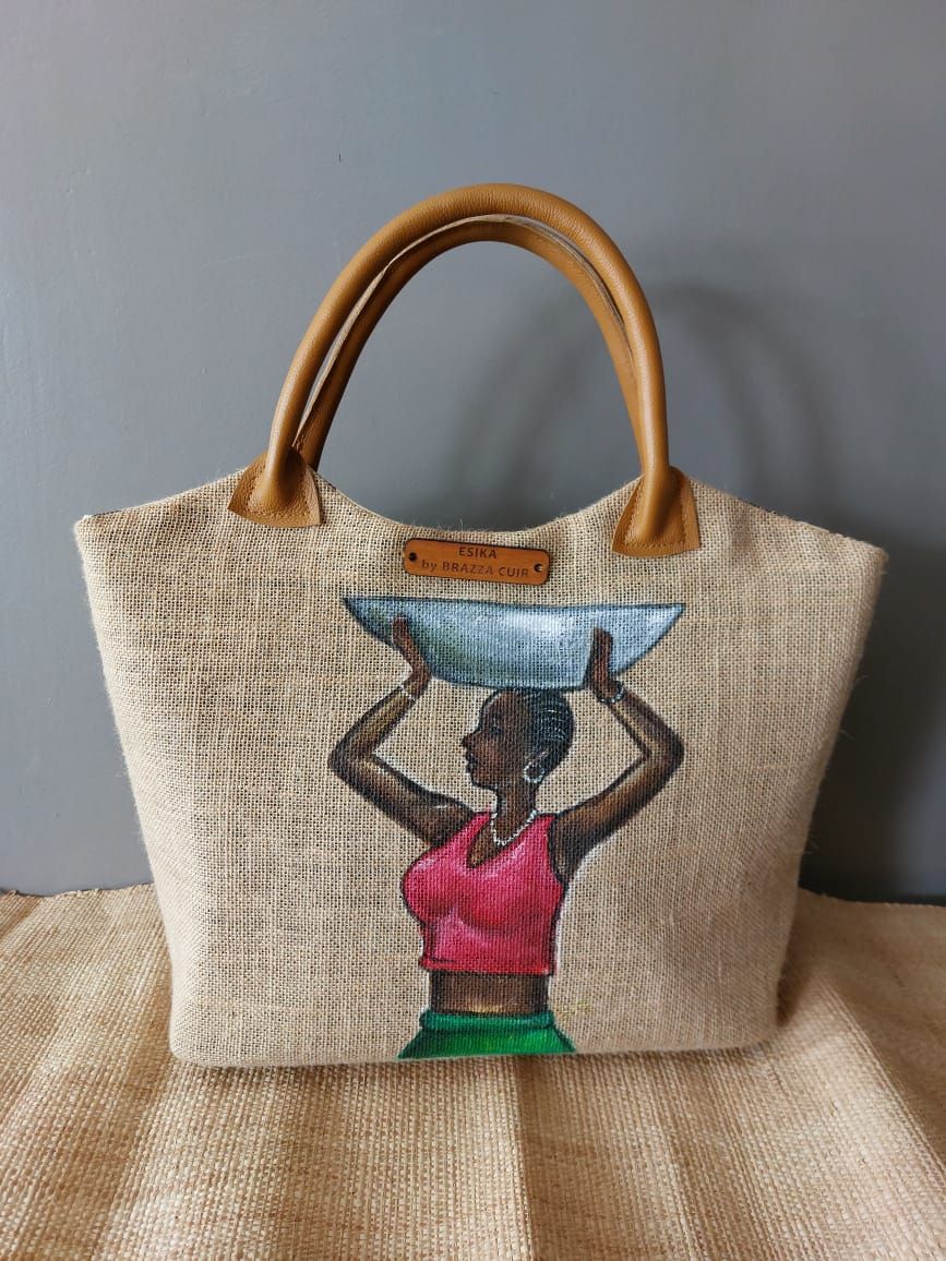 SAC CABAS EN TOILE DE JUTE