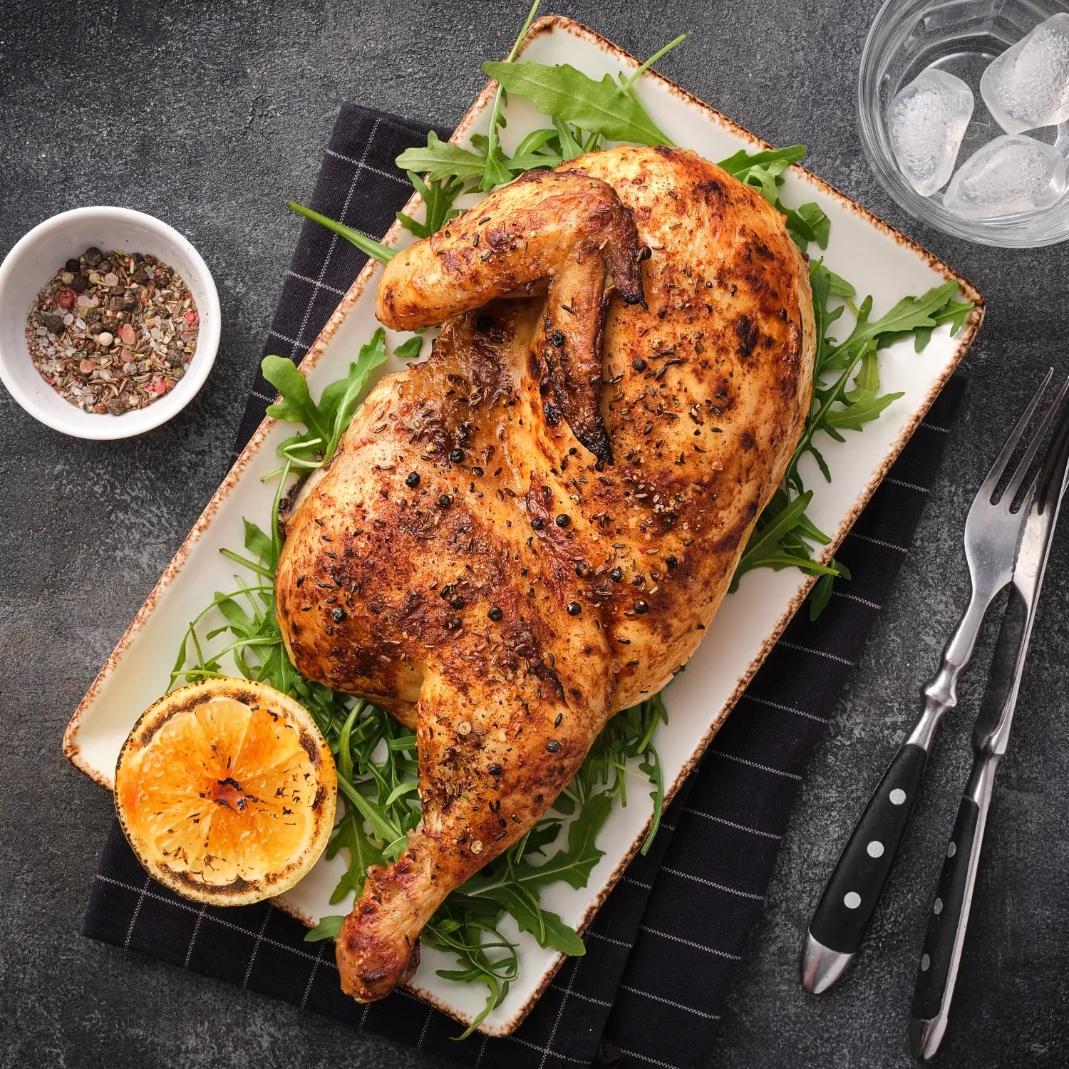 DEMI POULET GRILLÉ