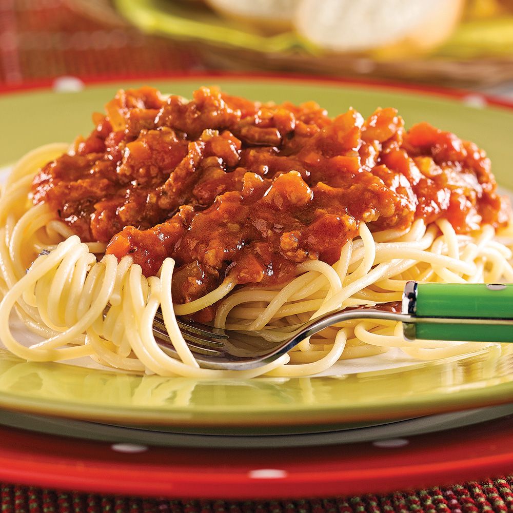 BARQUETTE SPAGHETTI VIANDE HACHEE
