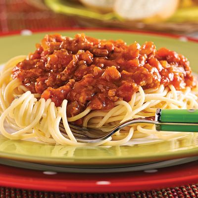 BARQUETTE SPAGHETTI VIANDE HACHEE