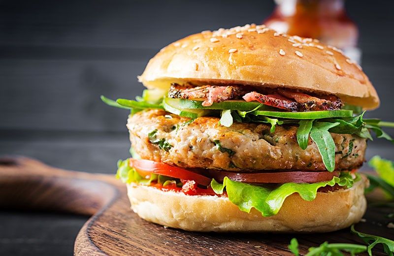BURGER AU POULET
