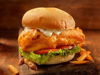 BURGER AU POISSON