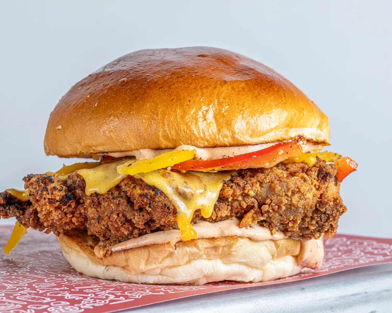 BURGER POULET-FRIES