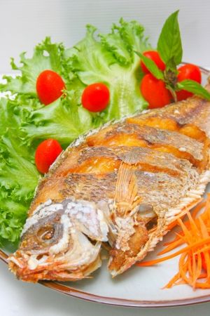 POISSON FRI AU LÉGUME (VERT)