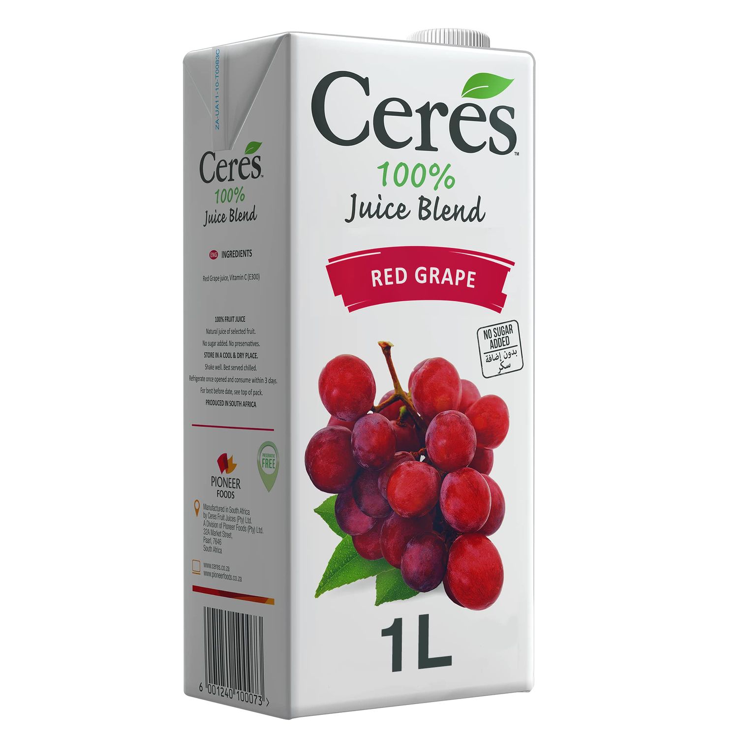 CERES RED GRAPE 1L X12