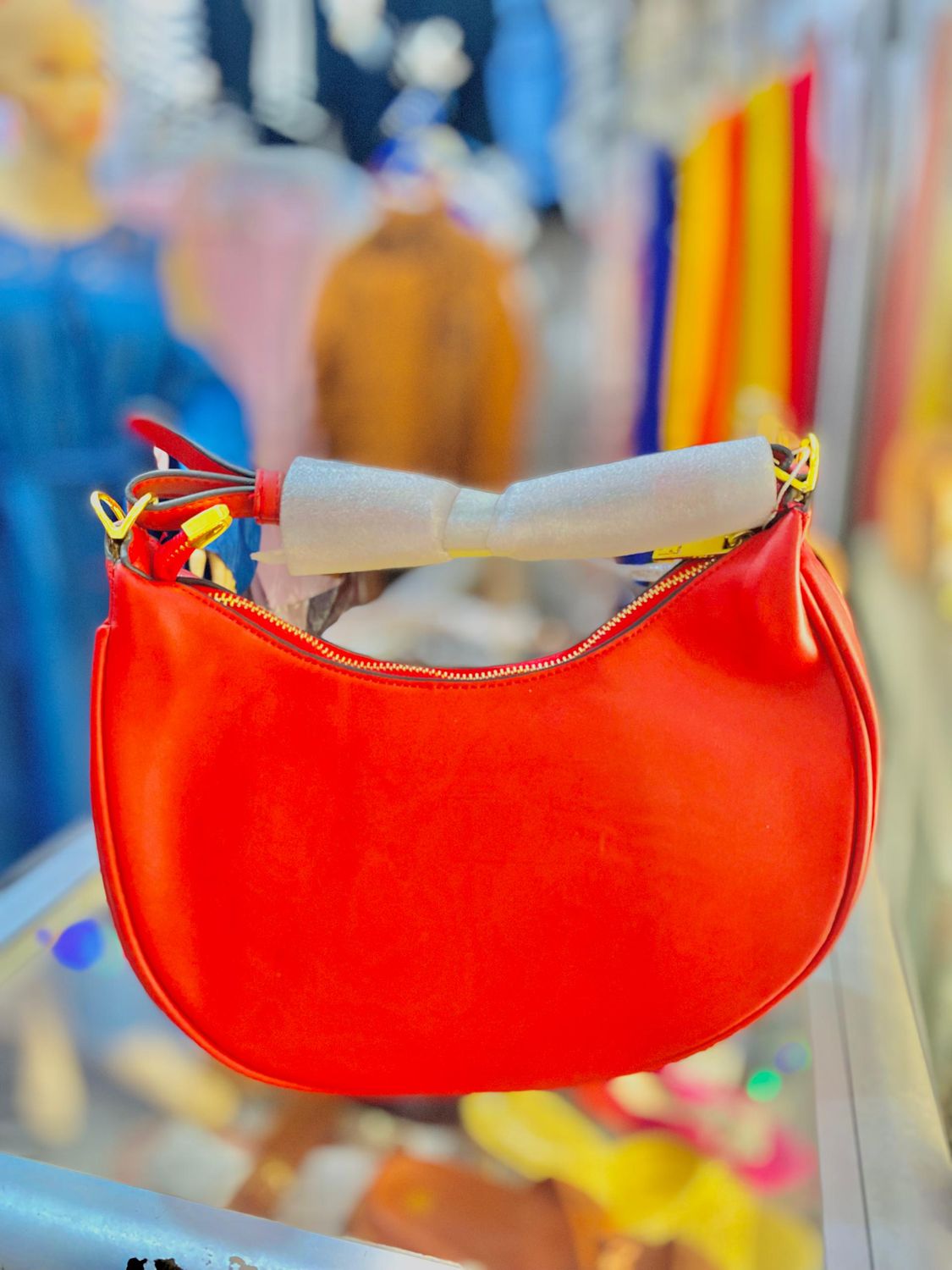 MINI SAC FENDI  ROUGE