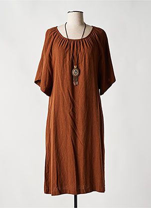 ROBE SIMPLE MARON