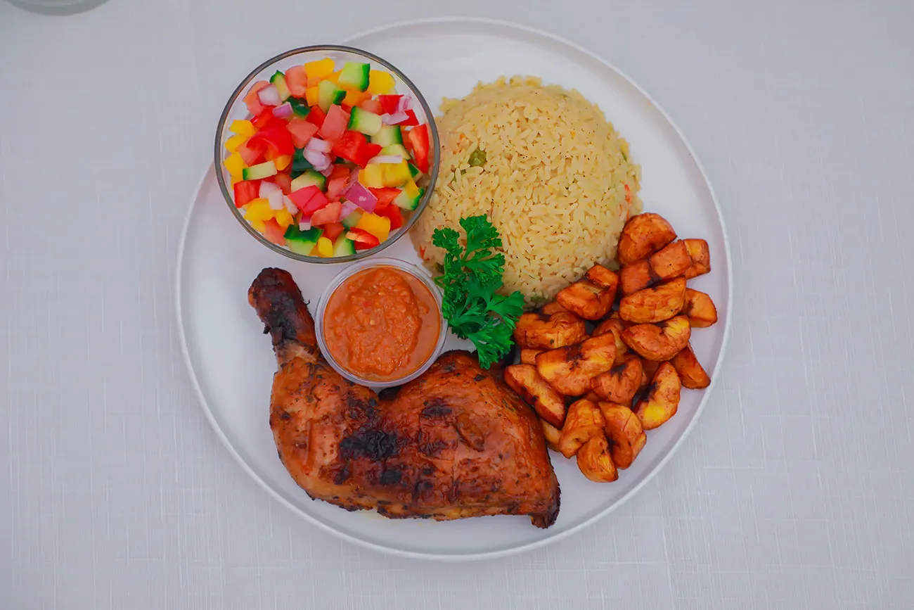 ATTIEKE  BANANE POULET