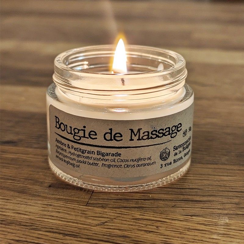 Bougie de massage