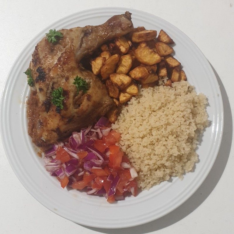 ATTIEKE  BANANE POULET