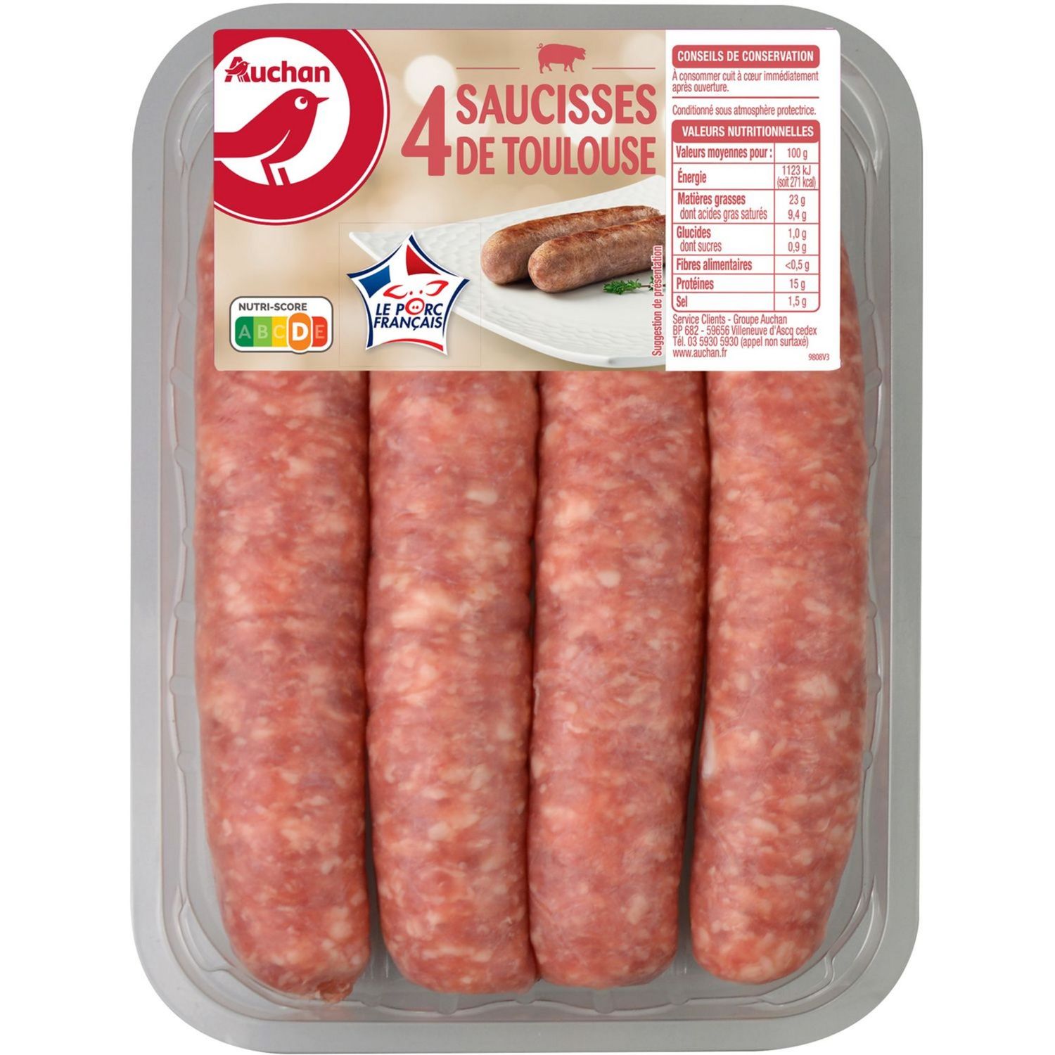 SAUCISSE DE TOULOUSE