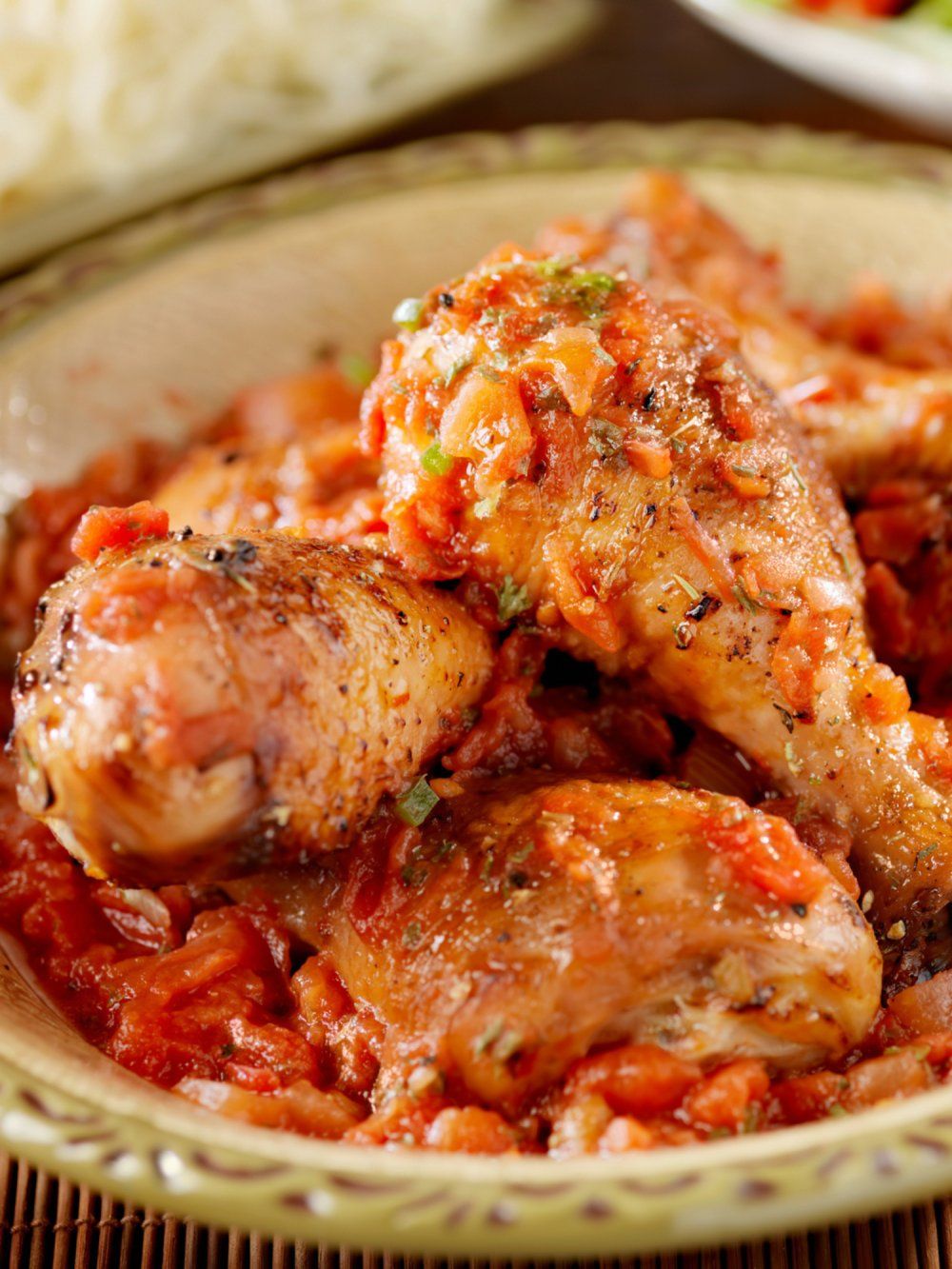 POULET SAUTE+ MANIOC